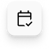 Outline of a calendar with a checkmark