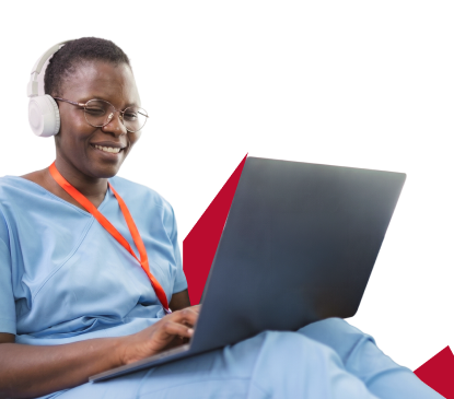 Smiling CPC certified medical coder working from home on couch. Smiling CPC certified medical coder working from home on couch.