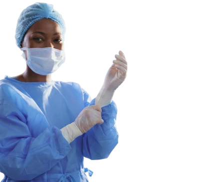 Surgical Tech prepping for surgery Surgical Tech prepping for surgery